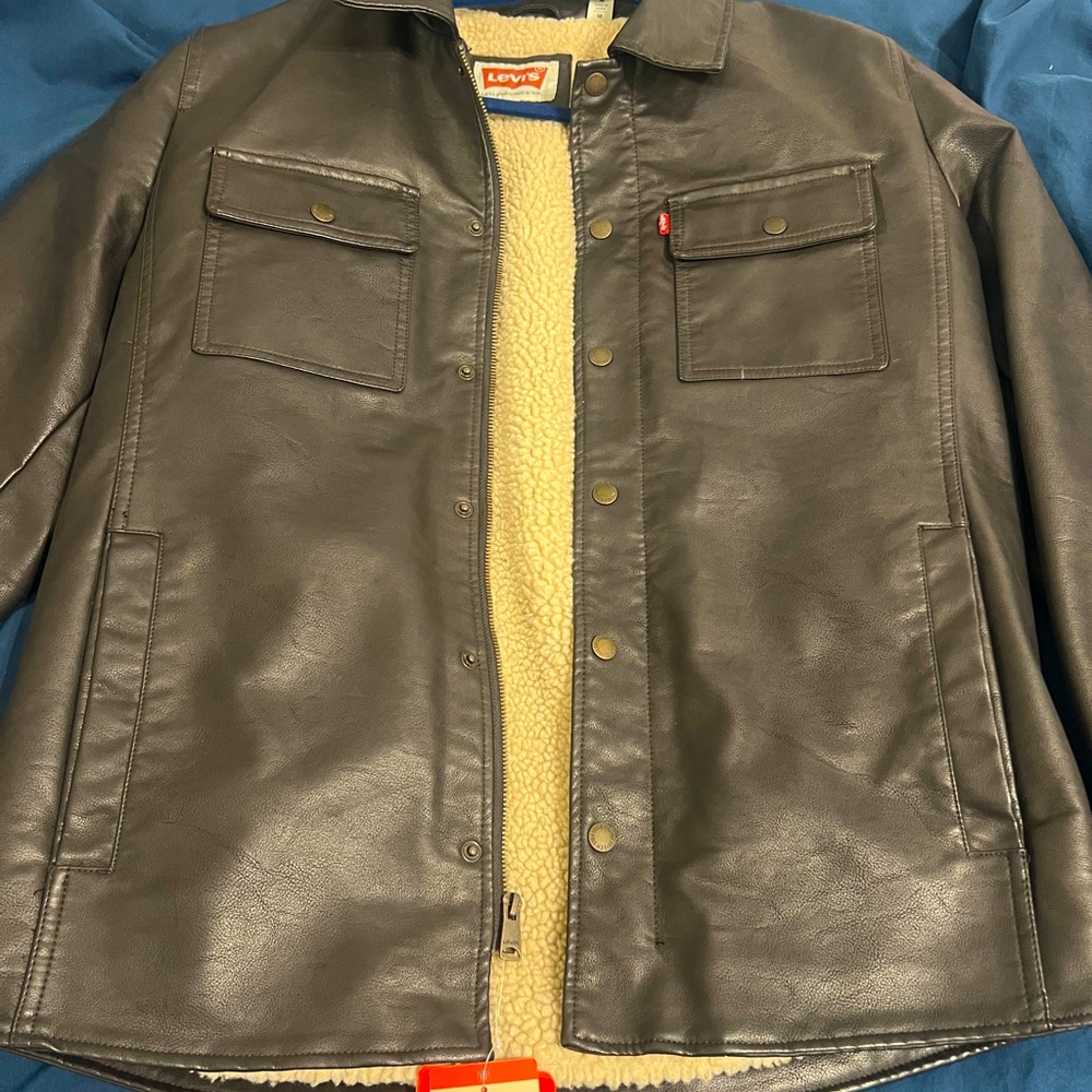 Levi’s Men’s faux leather jacket